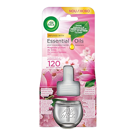 Odorizante - AirWick Rezerva Aparat Electric 19 ml Magnolie & Floare de Cires