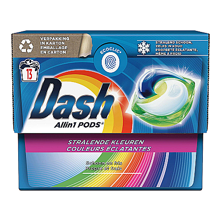 Tablete & Capsule - DASH Detergent Capsule Allin1 Salva Colore 13 buc