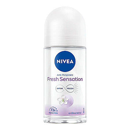 Roll-on - NIVEA Infinity Fresh Sensation Antiperspirant Antibacterian 0% Aluminium Roll-On 50 ml