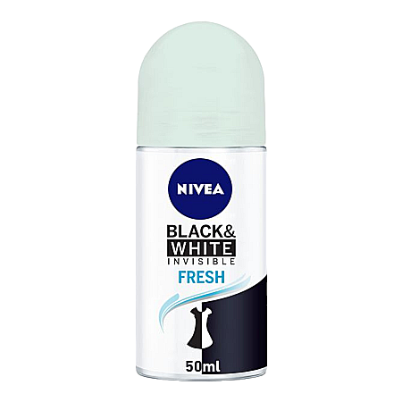 Roll-on - NIVEA  Invisible for Black and White Fresh Deodorant Roll On