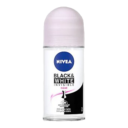 Roll-on - NIVEA Invisible for Black and White Clear Deodorant Roll On