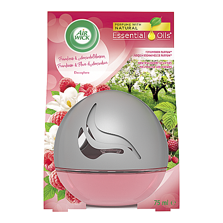 Odorizante - AirWick Decosphere Odorizant Camera Zmeura & Migdale 75 ml