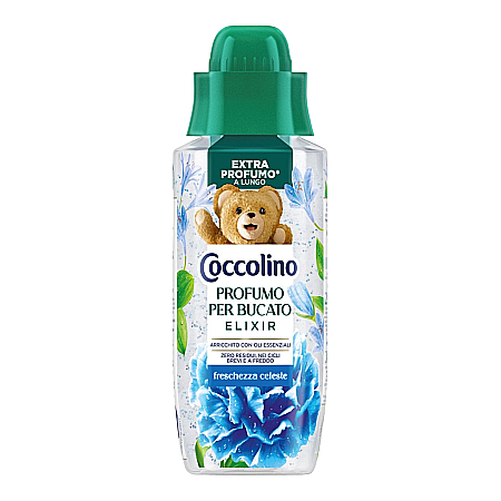Detergent Rufe - COCCOLINO Elixir Parfum de Rufe cu Microcapsule FRESCHEZZA CELESTE 342 ml
