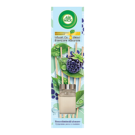 Odorizante - AirWick Odorizant Camera cu Betisoare Roua Diminetii & Mure 40 ml