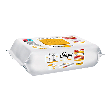 Servetele Umede - SLEEPY Servetele Umede Curatare Multisuprafete cu Bicarbonat, Otet Alb, Eucalipt - Herbal Soap Additive, 100 Buc
