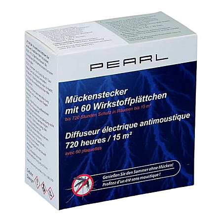 Combaterea Insectelor Daunatoare - PEARL Aparat Electric Anti Insecte + 2 Rezerve Lichid 45 ml