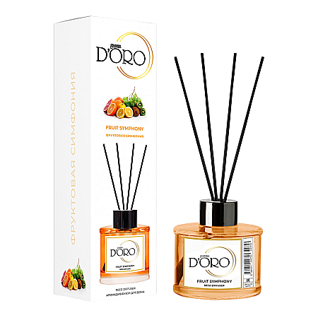 Gamma D'ORO - Gamma D’ORO Odorizant Camera cu Betisoare FRUIT SYMPHONY 120 ml