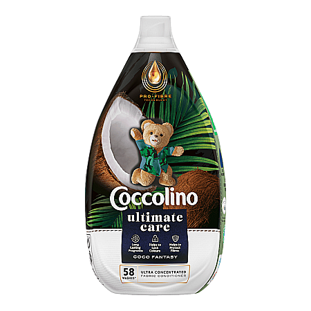 Detergent Rufe - COCCOLINO Ultimate Care Balsam de Rufe Coco Fantasy 870 ml (58 spalari)