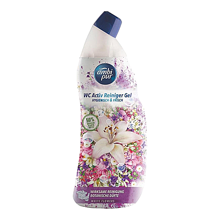 Produse de uz casnic - AMBI PUR Gel Curatat WC 750 ml WHITE FLOWERS