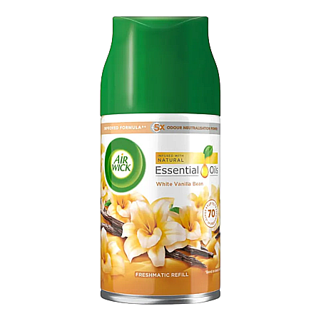Odorizante - AirWick Rezerva Odorizant Camera Freshmatic White Vanilla Bean 250 ml