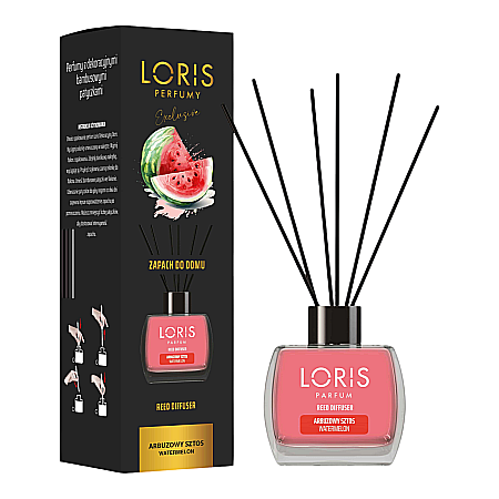LORIS Odorizant cu Betisoare 120 ml - LORIS Odorizant Camera cu Betisoare PEPENE ROSU 120 ml
