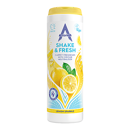 Covoare & Tapiterii - ASTONISH Shake & Fresh Pudra Parfumata pt Covoare Fresh Lemon 400g