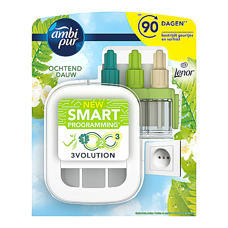 Odorizante - AMBI PUR Aparat Odorizant Camera Priza+Rezerva 3Volution Morning Dew 20 ml
