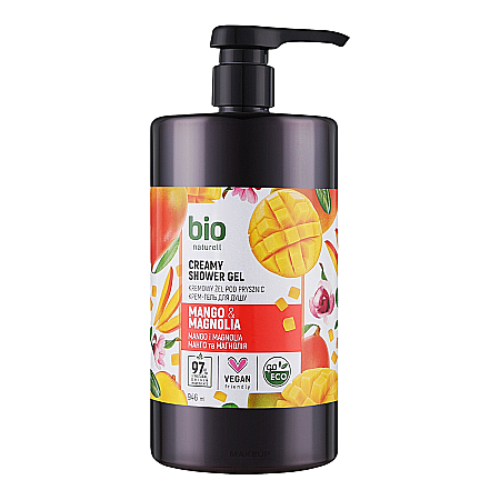 Ingrijirea corpului - BIO NATURELL Сreamy Gel de Dus cu Pompa Mango & Magnolia 946 ml