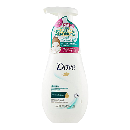 Reduceri - DOVE Sensitive Mild Mousse de Curatare Faciala pt Ten Sensibil 160 ml