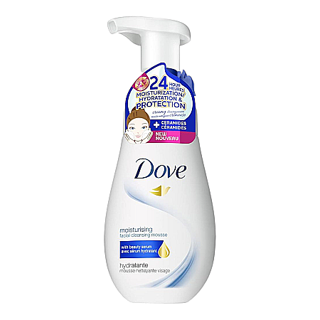 Masca Faciala - DOVE Moisturising Mousse de Curatare Faciala pt Ten Uscat 160 ml