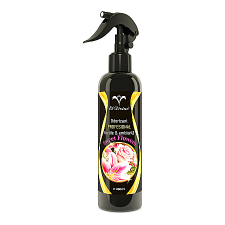 Odorizante - EL DIVINO Spray Odorizant Ambianta & Textile SWEET FLOWERS 250 ml