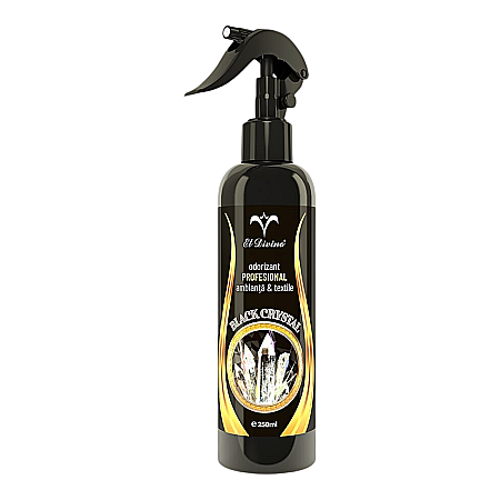 Odorizante - EL DIVINO Spray Odorizant Ambianta & Textile BLACK CRYSTAL 250 ml