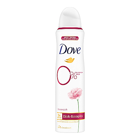Deodorante & Parfumuri - DOVE Antiperspirant Spray Zink Complex 0% Aluminium Salze ROSE 150 ml