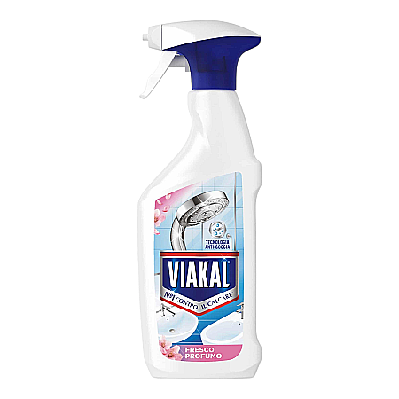 Produse de uz casnic - VIAKAL Bagno Spray Solutie Anticalcar Parfumata 470 ml