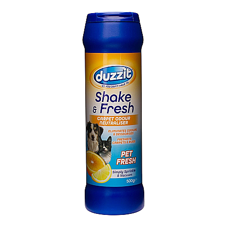 Covoare & Tapiterii - DUZZIT Shake & Fresh Pudra Parfumata pt Covoare PET FRESH 500 g
