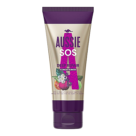 Ingrijirea parului - AUSSIE SOS Deep Repair Balsam Regenerant pt Parul Deteriorat 200 ml