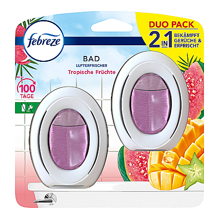 Reduceri - AMBI PUR (Febreze) Odorizant de Baie Fruity Tropicals 2 buc x 7.5 ml