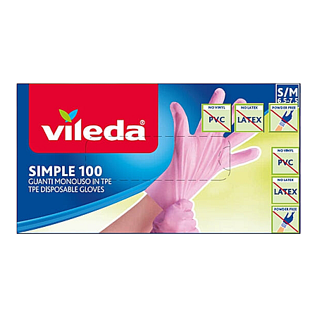 Reduceri - VILEDA Manusi Unica Folosinta Nepudrate Masura S/M 100 buc/cutie