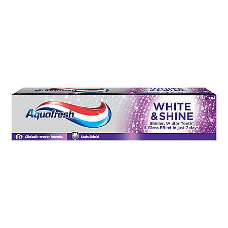 Ingrijire Personala - AQUAFRESH Pasta de Dinti White & Shine pt Albirea Dintilor si Protectie 100 ml