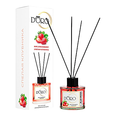 Reduceri - Gamma D’ORO Odorizant Camera cu Betisoare CAPSUNA 120 ml