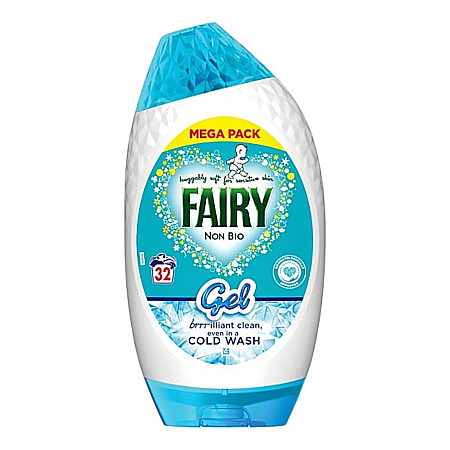 Detergent lichid - FAIRY Detergent Gel Cold Wash NON BIO pt Piele Sensibila 1050 ml (32 spalari)