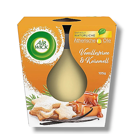 Lumanari Parfumate - AIRWICK Lumanare Parfumata Vanilie & Caramel 105 g