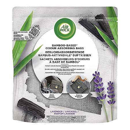 Camera - AIRWICK Saculet cu Carbune Activ din Bambus 170 g Lavender