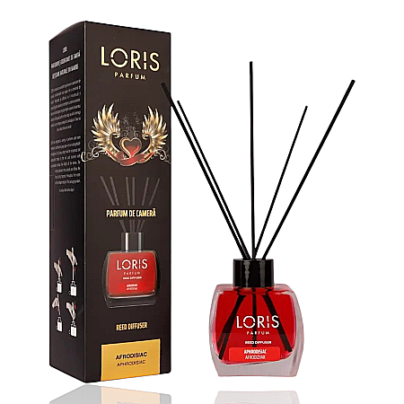 LORIS Odorizant cu Betisoare 120 ml - LORIS Odorizant Camera cu Betisoare AFRODISIAC 120 ml