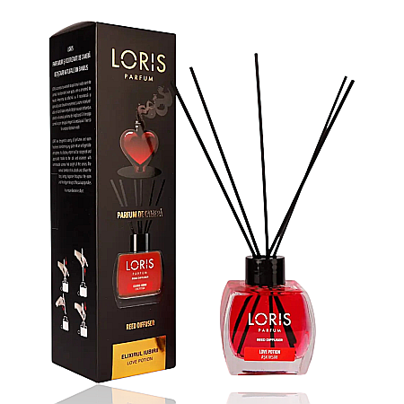 LORIS Odorizant cu Betisoare 120 ml - LORIS Odorizant Camera cu Betisoare LOVE POTION 120 ml