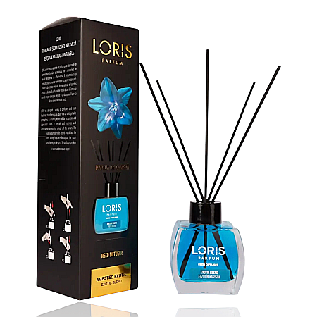 LORIS Odorizant cu Betisoare 120 ml - LORIS Odorizant Camera cu Betisoare EXOTIC BLEND 120 ml