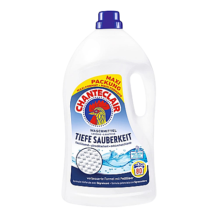 Detergent Rufe - CHANTE CLAIR Detergent Lichid Pulito Profondo Extra Smacchiante 3.6L (80 spalari)
