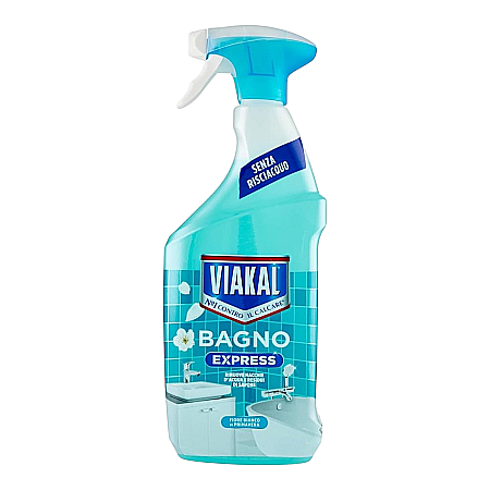 Produse de uz casnic - VIAKAL Express Spray Curatare Baie Flori Bianco Fara Clatire 470 ml