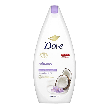 Ingrijire Personala - DOVE Gel de Dus Relaxing Jasmine & Coconut Milk 450 ml