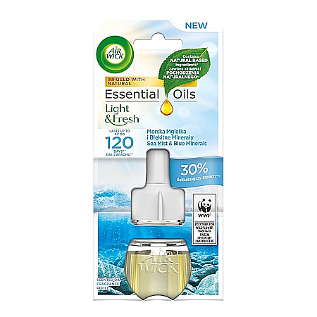 Odorizante - AirWick Rezerva Aparat Electric 19 ml Light & Fresh Sea Mist & Blue Minerals