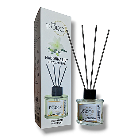 Gamma D'ORO - Gamma D’ORO Odorizant Camera cu Betisoare CRIN ALB 120 ml