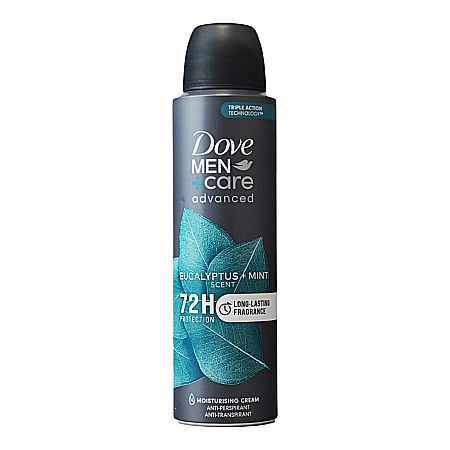 Deodorante & Parfumuri - DOVE MEN+CARE Advanced Antiperspirant 72h EUCALYPTUS + MINT 150 ml