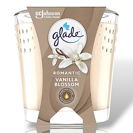 Lumanari Parfumate - GLADE Lumanare Parfumata Romantic Vanilla Blossom 129 g