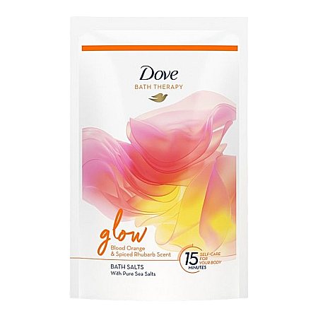 DOVE Bath Therapy Renew Sare de Baie Silk Glow Blood Orange 400 g