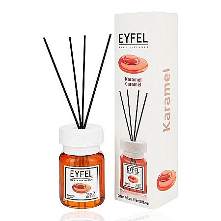 EYFEL - EYFEL Odorizant Camera cu Betisoare CARAMEL 120 ml
