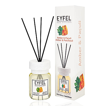 EYFEL - EYFEL Odorizant Camera cu Betisoare AMBER & PATCHOULI 120 ml