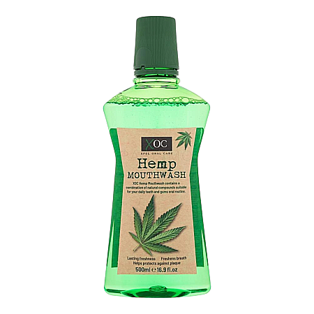 Ingrijirea corpului - XPEL XOC Apa de Gura Hemp Mouthwash cu Ulei de Canepa 500 ml