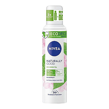 Deodorante & Parfumuri - NIVEA Spray Deodorant Antiperspirant Natural Good Green Tea 125 ml