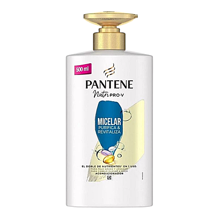 Ingrijire Personala - PANTENE Pro V Nutri Balsam de Par cu Pompa Micelar Purification 500 ml