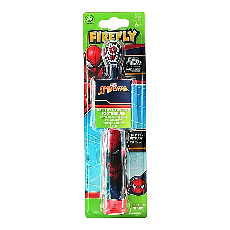 Cosmetice copii - FIREFLY Periuta de Dinti Electrica cu Baterii Spider Man Varsta 6+